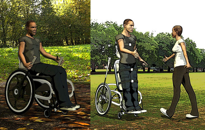 Leeding E.D.G.E. stand up wheelchair