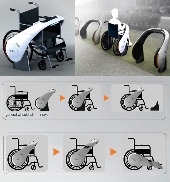 News wheelchair - Yanko Design