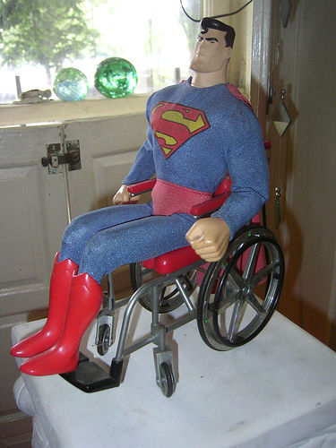 Superman... en fauteuil roulant