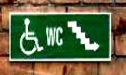 Accs WC pour handicaps en escalier