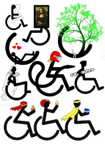 Chais'Art, des dessins drles sur des T-shirts et autres objets mais toujours autour du thme handicap et fauteuil roulant