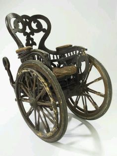 Fauteuil roulant europÃ©en pour invalides, 1850-1890