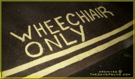 Wheelchiair only