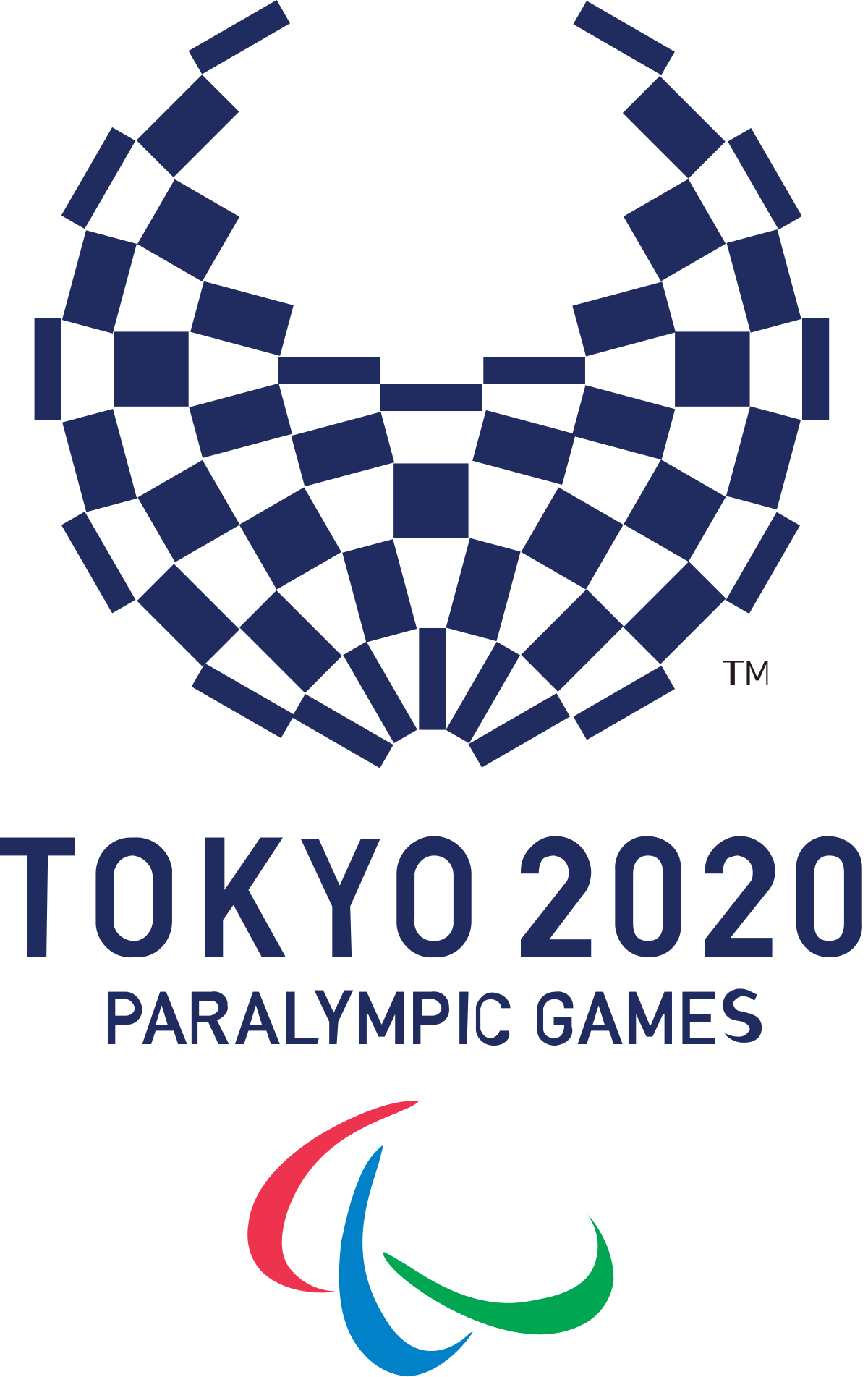 Logo officiel des jeux paralympiques de Tokyo 2020